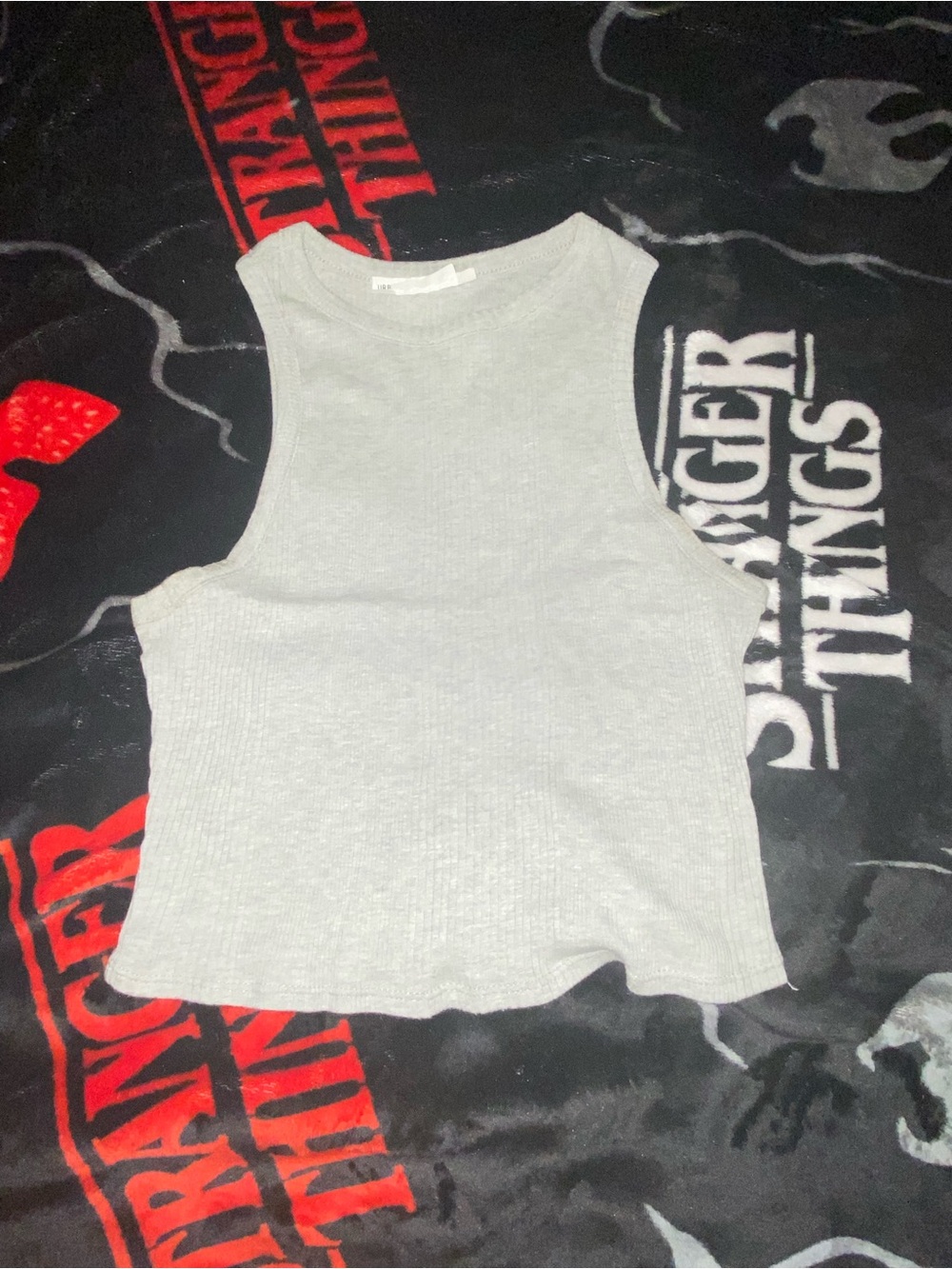 Urban Renewal Remnants Ribbed High Neck Tank Top